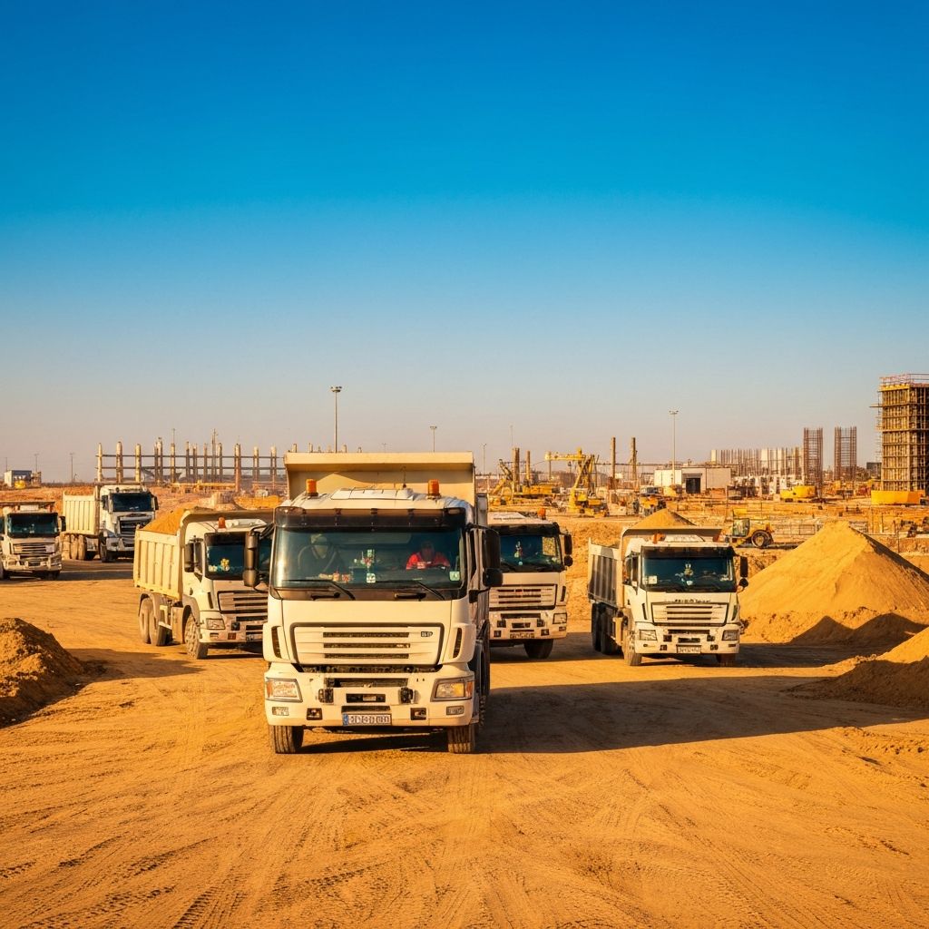 Industrial logistics and sand transportation